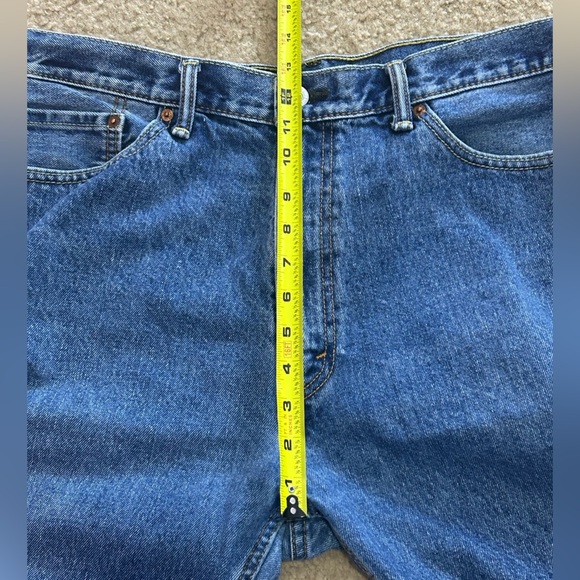 Levi’s 505 Straight Leg Medium Wash Denim Jeans Men’s 40x30 (40x29) - Picture 9 of 10